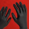Load image into Gallery viewer, Night Angel Black Nitrile Exam Gloves