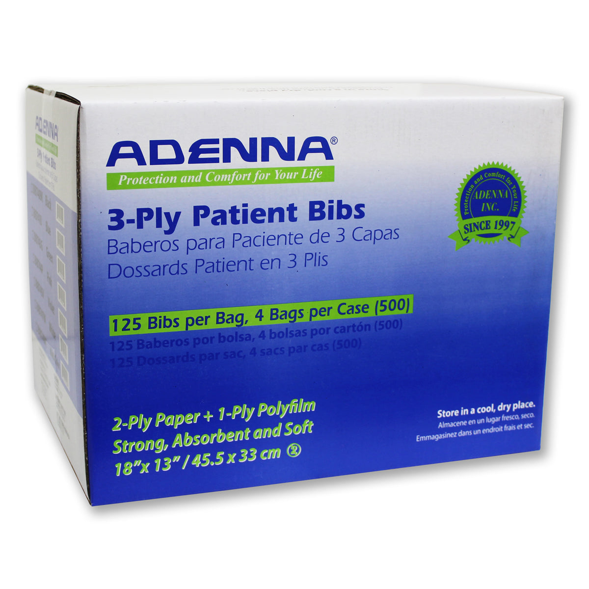 Patient Bibs, Lap Cloths