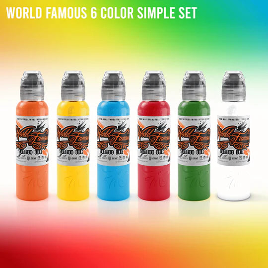 6 Color Simple Set