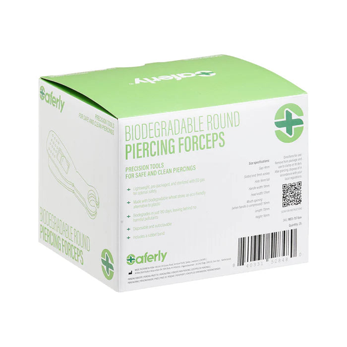 Biodegradable Piercing Forceps