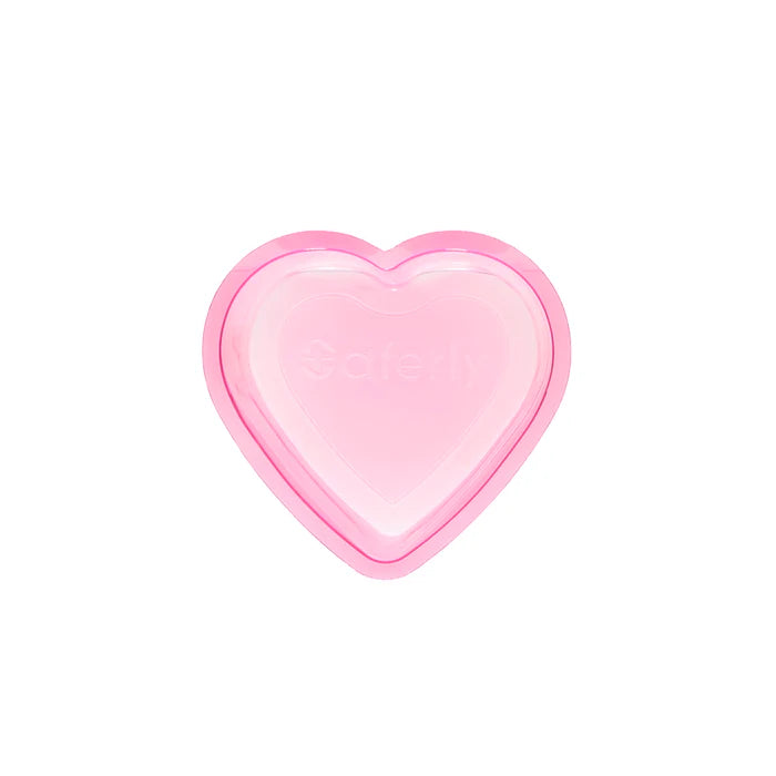 Pink Heart Shaped Rinse Cup