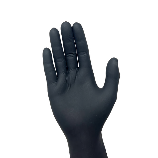 Black Label Latex Exam Gloves