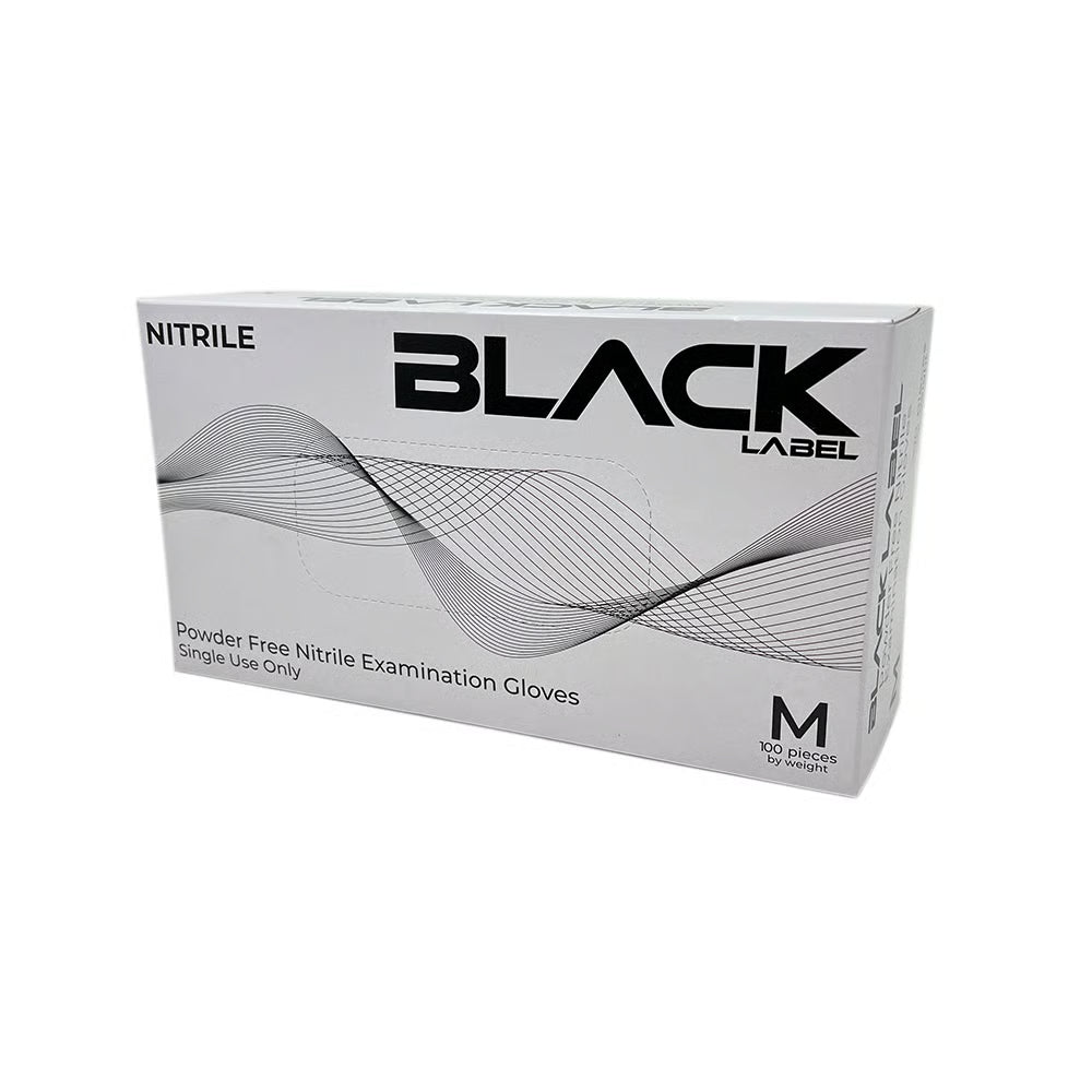 Black Label Nitrile Exam Gloves